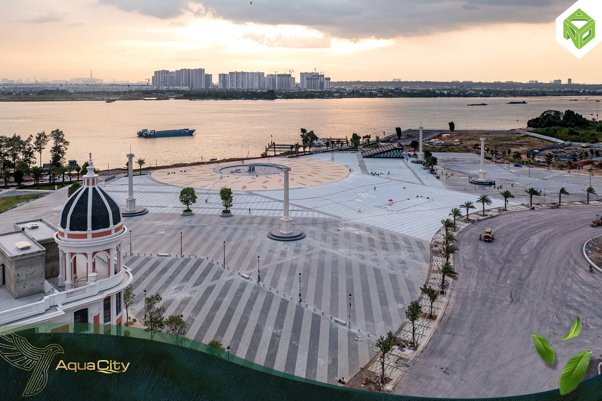 CẬN CẢNH TIẾN ĐỘ DỰ ÁN AQUA CITY THÁNG 9.2021 .