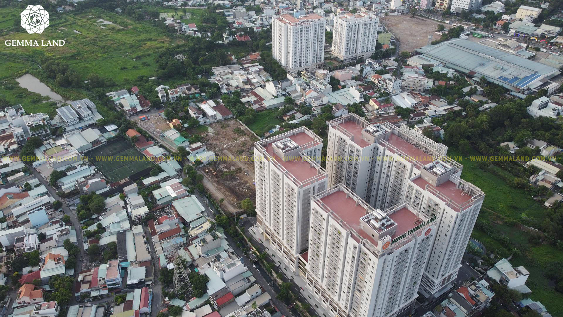 Vị trí thực tế dự án Moonlight Avenue